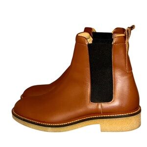Everlane The Italian Leather Chelsea Boot Tobacco Brown British Tan